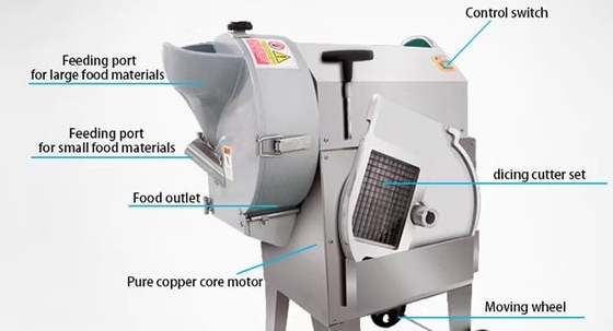 Automatic Dicing Fruit Vegetable Processing Line 30 - 1000kg/H