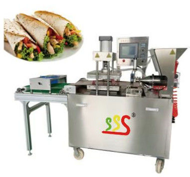 Linea di produzione di tortilla in acciaio inossidabile BP350 con sistema di controllo Delta per 200-300 pezzi all'ora