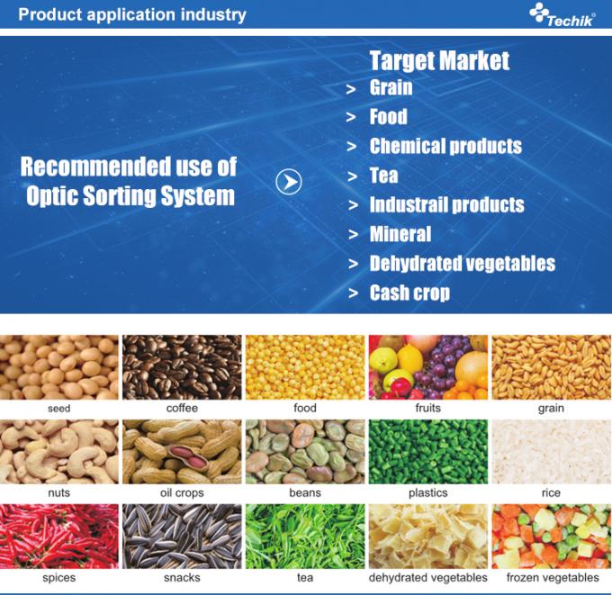 Mini macchina per la classificazione del colore del riso / dei chicchi di caffè / dei cereali per i mercati africani 3