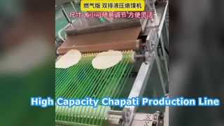 linea di produzione del chapati
